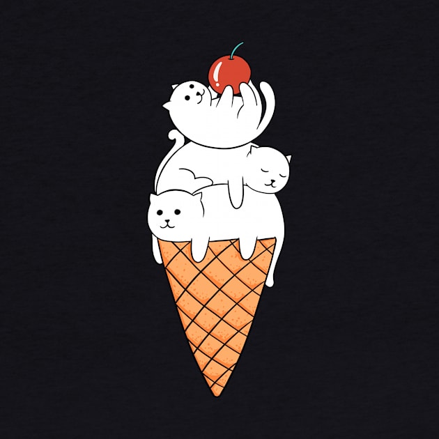 Cats Ice cream by coffeeman